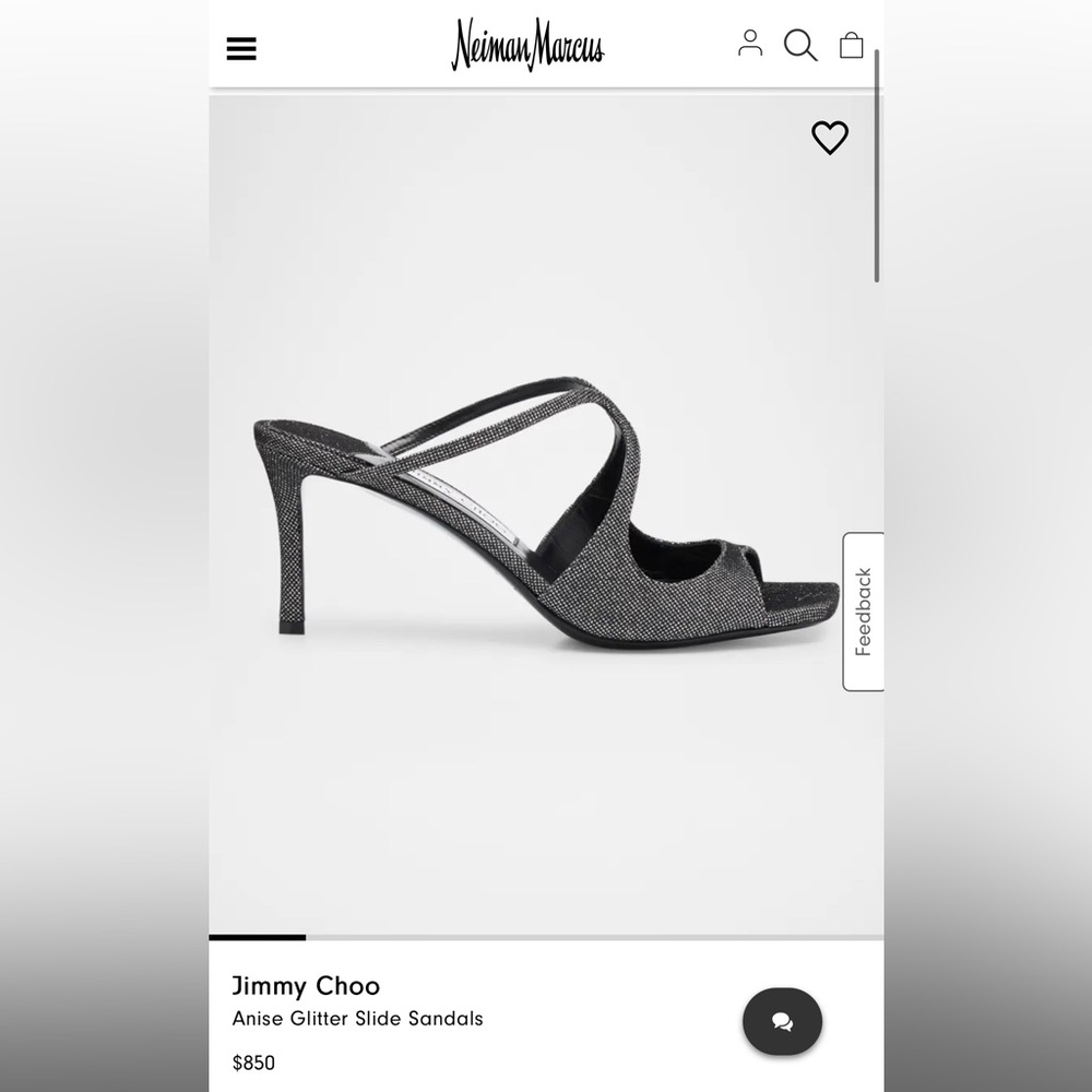 Jimmy Choo Glittering Black Heels